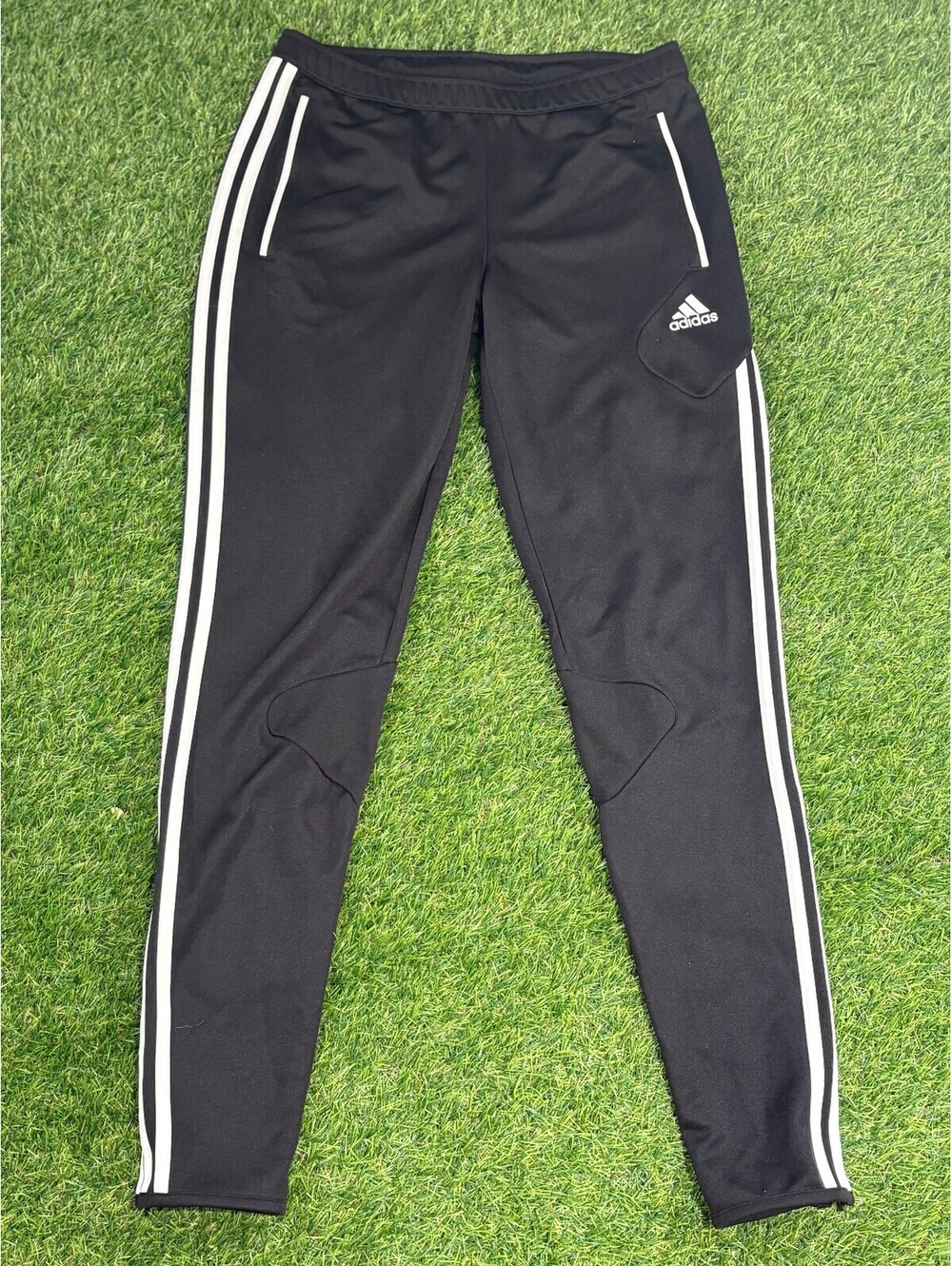 Vintage Adidas Climacool Track Pants Black Polyester Mens Size S